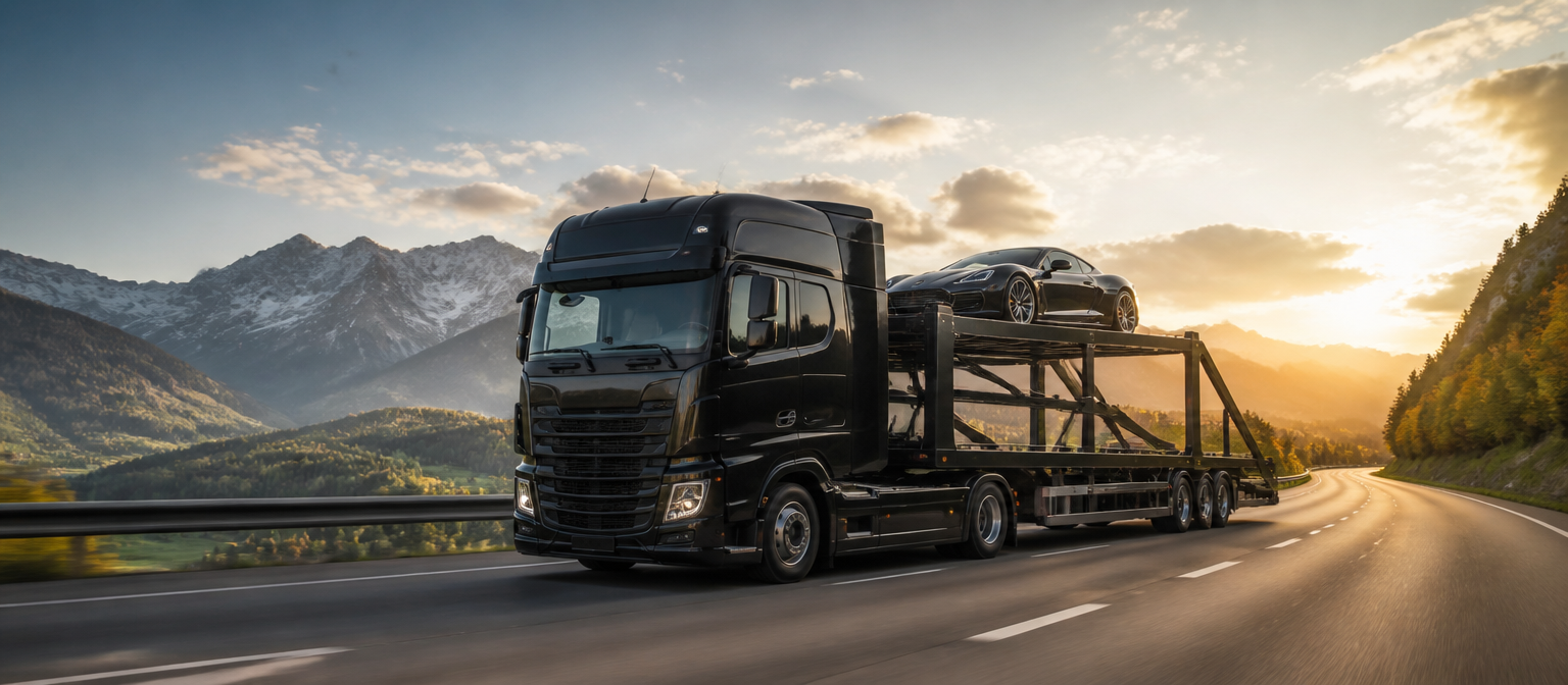 Hypercar Transport — Premium Fahrzeugtransport auf österreichischer Autobahn